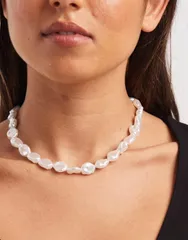 アクセサライズ レディース アクセサリー ネックレス・チョーカー・ペンダントトップ レース Accessorize mixed chain faux pearl y necklace GOLD ゴールのサムネイル