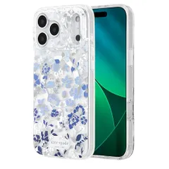 新品 [kate spade new york] iPhone 17 Pro Max用 スマホケース マグセーフ Protective Case 正規品 ケイトスペード ニューヨーク (Flowerbed Blue)