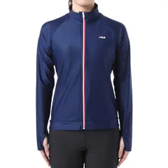 新品 フィラ ラッシュガード フルジップ 長袖 無地 UV 3192365