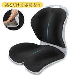腰の神様がくれた特等席】 姿勢矯正 椅子 骨盤サポート高背 超厚 