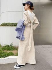 【美品】 LIMI feu デニムワイドパンツ ウエストリボン S インディゴ 美品】 LIMI feu デニムワイドパンツ ウエストリボン S インディゴ