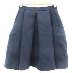 メイド イン ヘブン made in HEAVEN フレアスカート ひざ丈 0 ネイビー 紺 /YM7のサムネイル