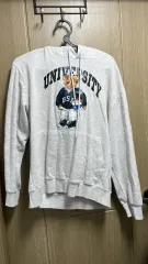 ポロ ラルフローレン ベア プリンティング フーディー グレー