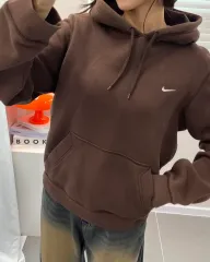 (S)ナイキ 起毛 フーディー - M1363