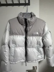 THE NORTH FACE ホワイトレーベル ノベルティ ヌプシ ダウンジャケット アイスグレー 95(L)