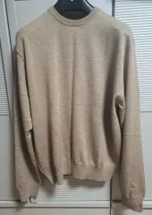 メンズラウンドネックニット