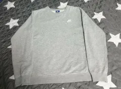 ナイキ クラブ フレンチ テリー クルー スウェット グレー (L)