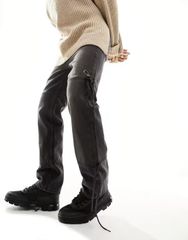 nyxu Studs long boots スエード ロングブーツ - メルカリ