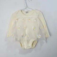 (80/12m) 赤ちゃんデイジーツーピース ボディスーツ