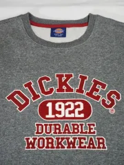 ディッキーズ スウェット L (105) グレー/レッド