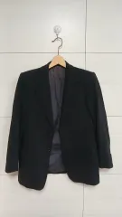 エンポリオアルマーニ ブラック ストライプ メンズ スーツ ジャケット Mサイズ