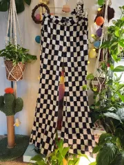 @ Ovins Yang チェック柄 ワイドフィット ズボン (まとめ売り)