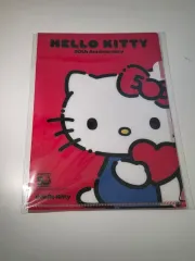 374 サンリオ ハローキティ 50周年 ミニ クリア ファイル
