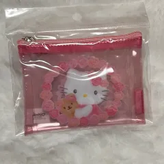 ハローキティ 50周年ポーチ クマ ローズ ハローキティ