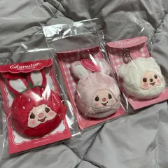モンチッチ チムタン 限定 いちご チャム キャラクター ポーチ キーホルダー ぬいぐるみ