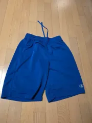Champion 青 ハーフパンツ
