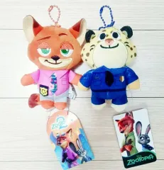 ズートピア ぬいぐるみ キーホルダー ジュディ ニック クローザー 2種 出品