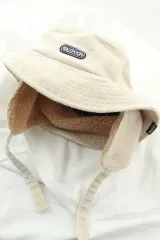 アウトドアハット 耳付き トラッパーハット シェルパ 防寒 起毛-279E