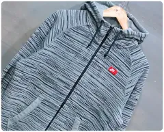 ナイキ AW77 スピード プリント フードジップアップ ジャケット (メンズL)