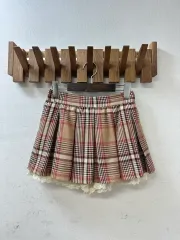 日本 ヴィンテージ Liz Lisa リズリサ CHECK プリーツ キュロットパンツ レイ