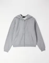 エイソス メンズ アウター パーカー・スウェット リラックスフィット ASOS DESIGN essentials relaxed fit zip up hoodie gray heather Gray Heather グレー