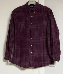 ポロ ラルフ ローレン メンズ シャツ L パープル CHECK 100-105