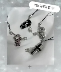 Y2k ギャル ハンドメイド ネイルチップ キーホルダー