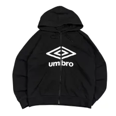 アンブロ ブラックカラー フードジップアップ