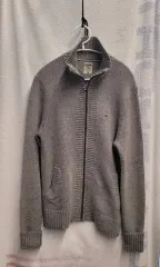 トミーヒルフィガー ハーフネック ニットジップアップ