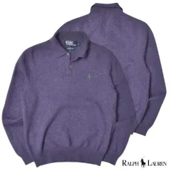 POLO RALPH LAUREN ポロラルフローレン カラーネック ウールニット レディース L N1097