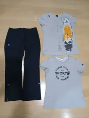 ルコックスポルティフ 半袖 Tシャツ 85s + ズボン (新品)