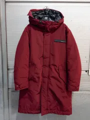 メンズ PUMA プーマ レッド ダウン Lサイズ