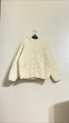 キルティング フード ジップアップ ジャケット