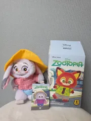 MINISO ディズニー Zootopia ジュディ 農夫 私服 フィギュア ぬいぐるみ