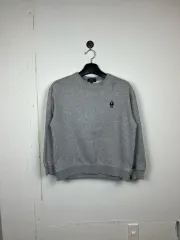 T010 WHO A U クマ ドール スウェット Tシャツ グレー S