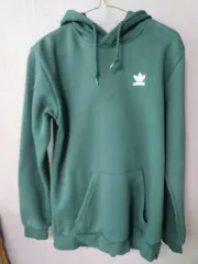 アディダス グリーン 起毛 WHO フーディー S/M バスト 50cm
