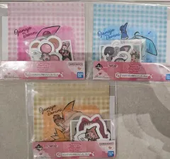 一番くじ おジャ魔女どれみ G賞 ジッパーバッグ&ステッカー セット 3種 まとめ売り