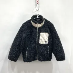 NEPA ネパ キッズ フリースジップアップ ジャケット ボア ブラック 130 ヴィンテージ