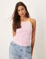 フリーピープル レディース トップス タンクトップ Free People only one ringer tank top in lilac SWEET LILAC CARROT C ライラック