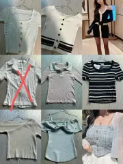 トップス (個別/まとめ売り) ワンピース カーディガン ニット オフショルダー ツイード