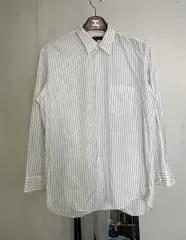 ストライプ長袖シャツ L