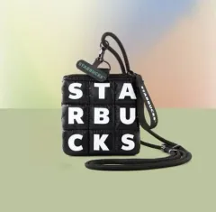 スターバックス タイ ミニ ポーチバッグ（ブラック）