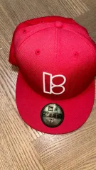 ニューエラ 59FIFTY レッド ベースボールキャップ 7 38 レッド