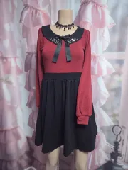 アクシーズファム出品 リー ビッグ 薄い キュービック ニットONE PIECE (薄い方)