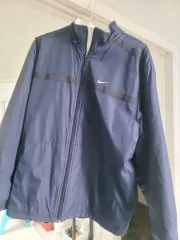 ナイキ ネイビー ウィンドブレーカー 起毛 ジュニア ジャケット