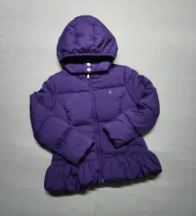 ポロラルフローレン パープル ダウン ジャケット アウター