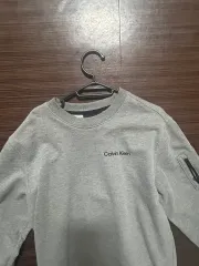 Calvin Klein グレー スウェット Tシャツ