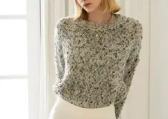 LOVEアンド 쇼 レディース クロップドニット