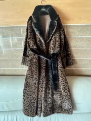 ヒョウ柄 レオパード ファー ロングコート