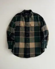 POLO SPORT(ポロスポーツ) ツーポケット チェック ウール シャツジャケット 95